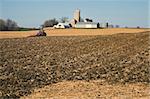 Farm Work after harvest- seen in November.