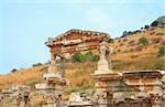 Fountain of Trajan in ancient city of Ephesus, Turkey