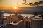 Manhattan Sunset, New York City over Hudson River