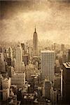 New York City skyline. Manhattan aerial view.
