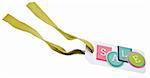Vibrant Sale Tag Isolated on White wth a Clipping Path.