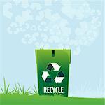 illustration of natural recycle