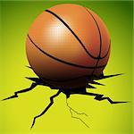 illustration of basketball