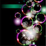 Abstract Futuristic Rainbow Lights Background for Poster of Flyers