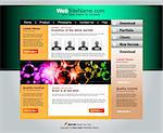 Futuristic High Tech Website Template with Attrative colours