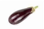 aubergine isolated on a white background