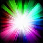 A multicolor design with a burst. EPS 8 vector file included