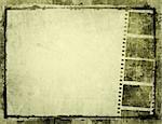 retro style film strip for textures and backgrounds frame