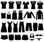 A big set of women clothing and dress. Very suitable for business and casual wear.
