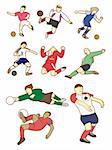 cartoon football player