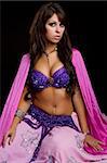 Beautiful young belly dancer woman