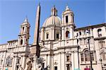 Sant'Agnese in Agone, Piazza Navona in Rome, Italy