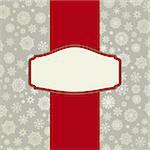 Christmas card background with snowflakes. EPS 8 vector file included