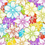 Floral seamless background