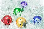 Christmas Ornaments with Tinsels