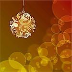 Abstract light Christmas background, vector illustration eps10