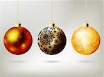 Shiny Christmas Balls. EPS 8 vector file included