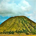 Batok volcano at sunny day. Java. Indonesia