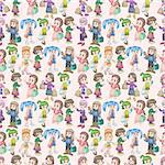 seamless shopping pattern