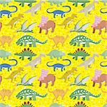 seamless Dinosaur pattern