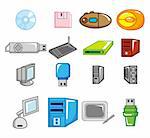 cartoon computer icon