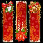 Christmas and New Year vertical banners 11