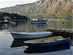 Morning at Kotor bay in Montenegro