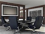 interior office (3d rendering )