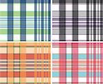 repeated plaid fabric pattern design