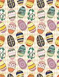 seamless Eggs pattern