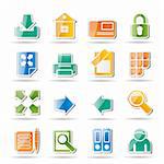 Internet and Web Site Icons - Vector Icon Set