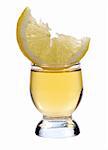 Tequila and lemon