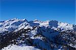 View of High mountains in Italian Dolomites