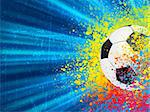 Soccer background with copyspace. EPS 8 vector file included