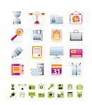 Business and office icons -  vector icon set