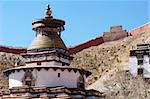 Landmark of an ancient lamasery in Tibet