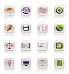 Business and Office internet Icons - Vector icon Set