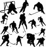 hockey collection - vector