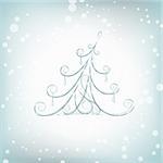 Christmas tree beautiful for your design