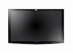 High-detailed vector illustration of plasma LCD TV