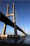 The Ponte Vasco da Gama in Lisbon is the longest bridge in Europe