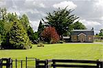 The beautiful stone house and garden, Ireland