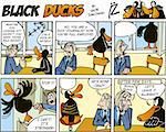 Black Ducks Comic Strip episode 55