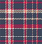 Classic tartan fabric. Seamless vector pattern