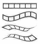 Various vector film strips for designs