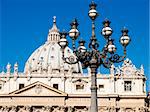 view of the dome of St. Pete's Basilica