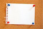 blank and empty sheet of paper with copyspace for text message