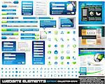 Web design elements extreme collection 2 - Many different form styles, frames, bars, icons, banners, login forms, buttons and so on!