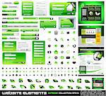 Web design elements extreme collection - frames, bars, 101 icons, bannres, login forms, buttons.4 websites,4software boxes and so on!