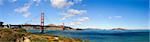 Panorama of the Golden Gate and San Francisco Bay
